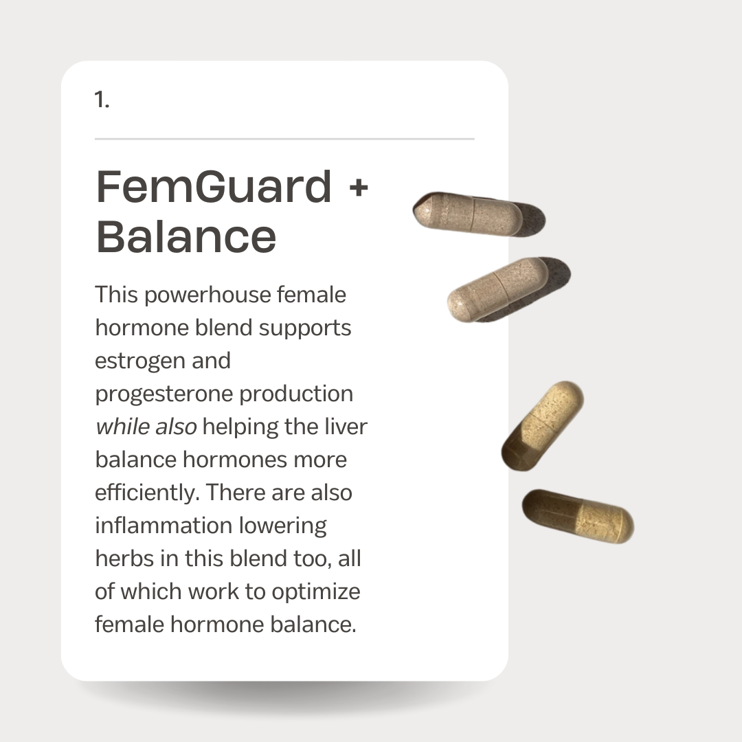 Simple Peri/Menopause Vitamin Kit (FemGuard Balance + GCO)